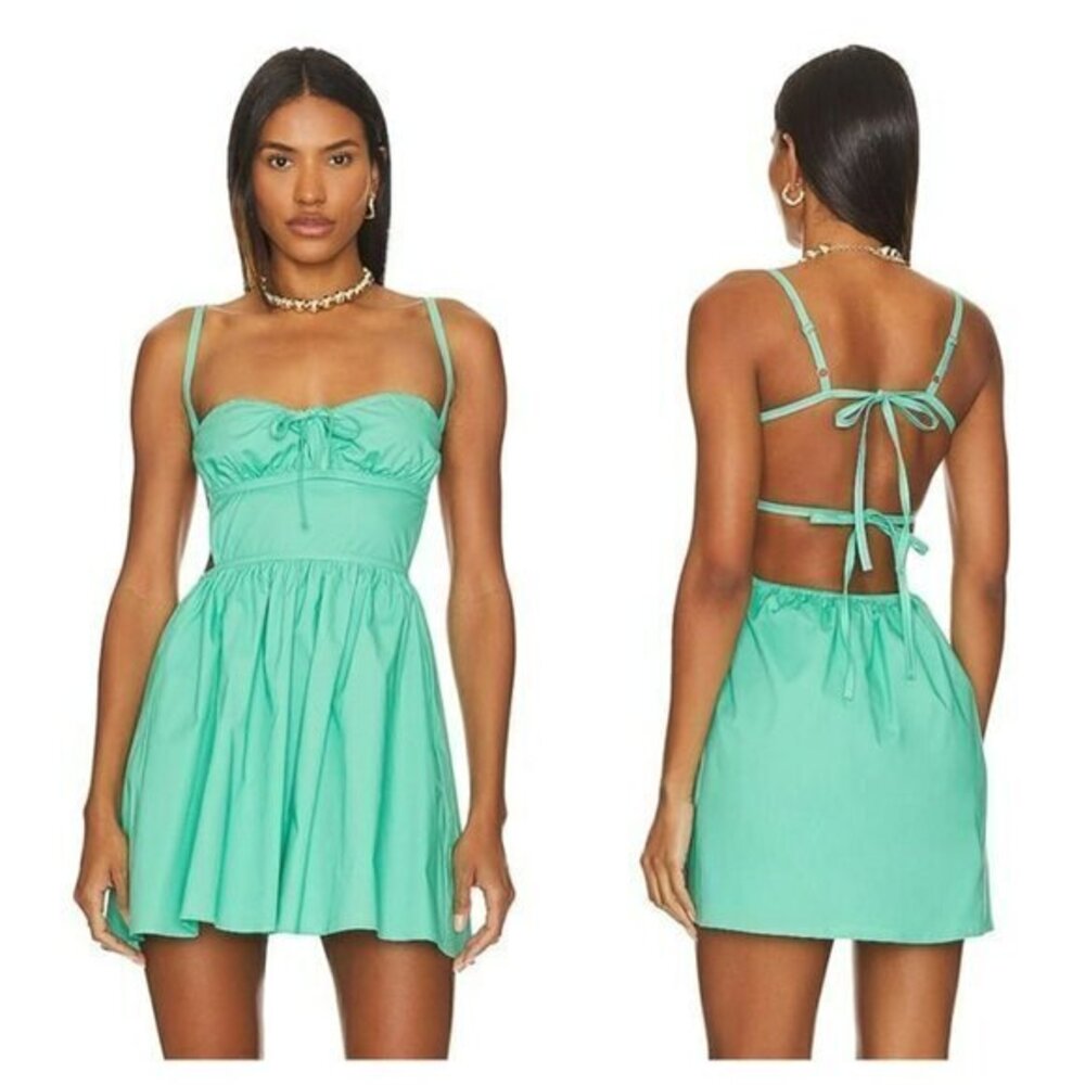 MORE TO COME Lynley Mini Dress - Teal